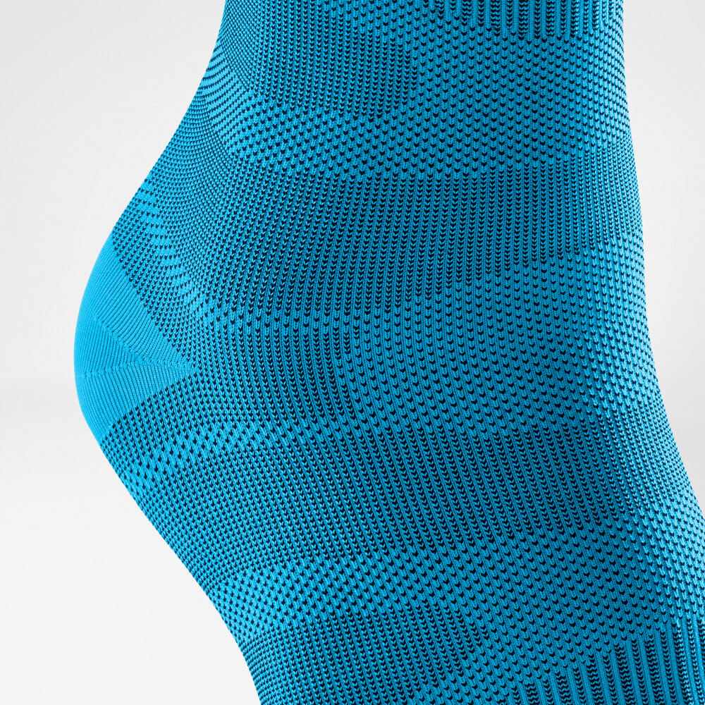 Vista dettagliata delle Sportsleeves color Rivera per la caviglia