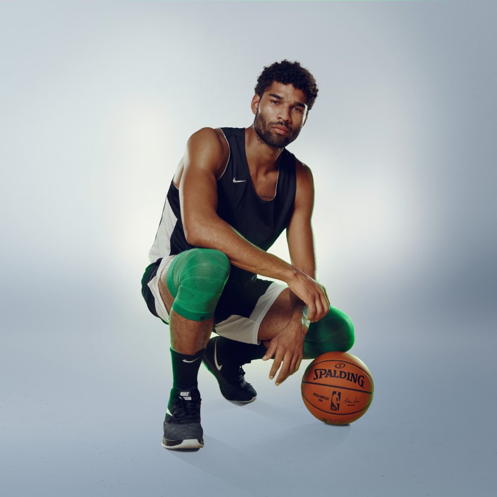 Basketballer con Sports Compressione Knee Support NBA Boston Celtics Guneels