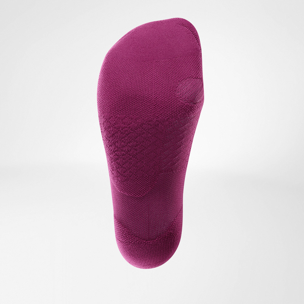 Calzini sportivi corti Ultra -Echo Berry Unteraight Visualizzazione del prodotto Luce che corre in fondo dal basso