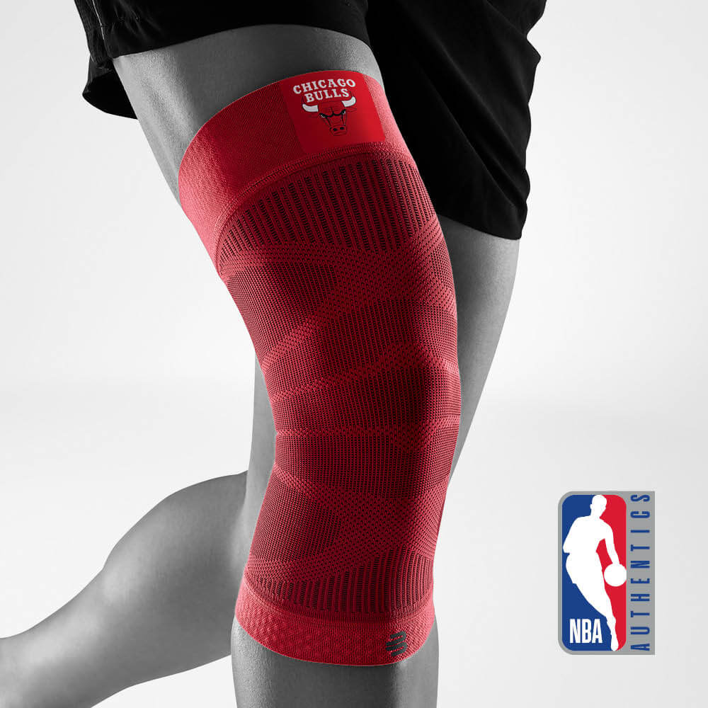 Visualizza completa Visualizza a manica del ginocchio NBA Chicago Bulls sul corpo grigio stilizzato
