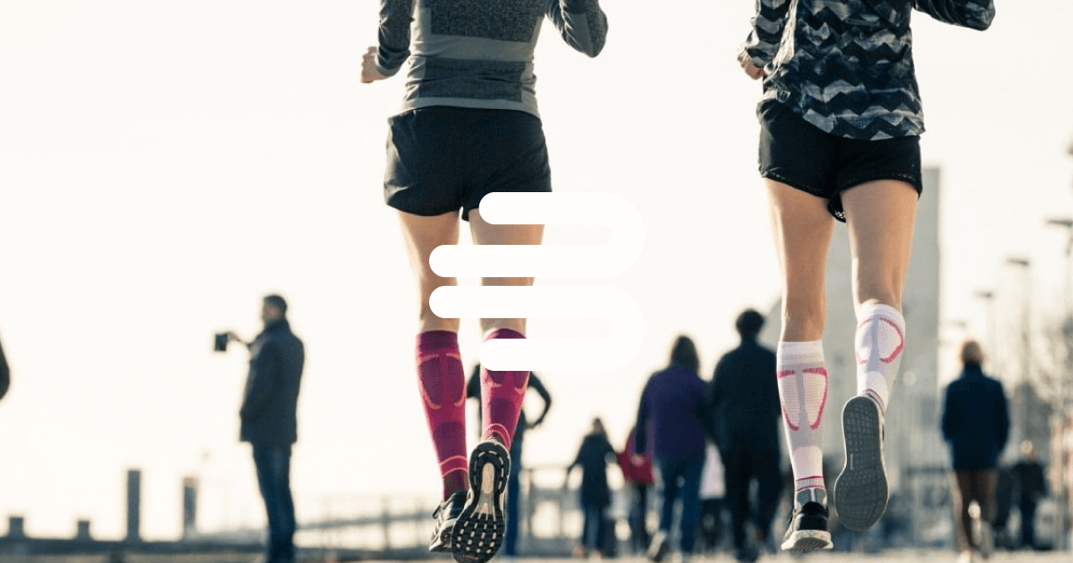 Feel Recovery 2 Fasce a Compressione Polpaccio per Uomo e Donne - Calze a Compressione Graduata e Elastiche da Corsa, Sport, Running, Ciclismo - Traspiranti e Antiscivolo (XL, Nero