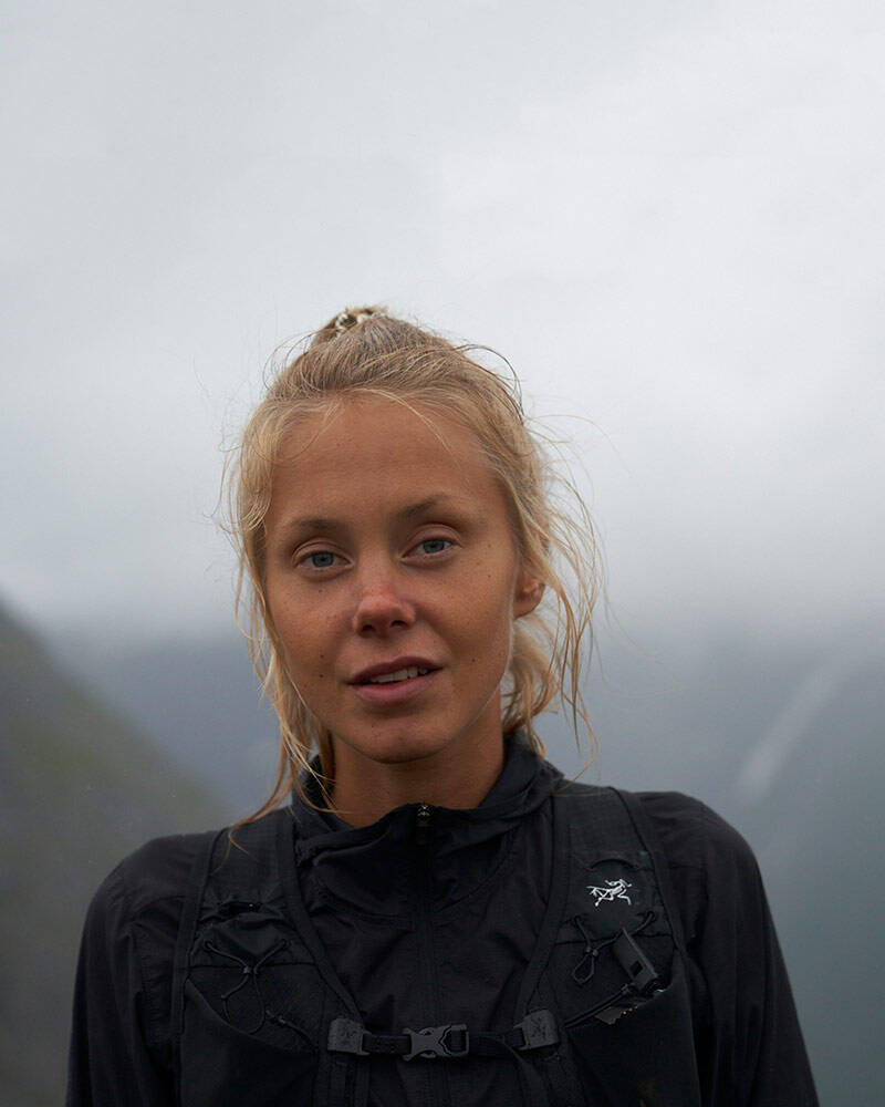Ultra Runner e Ski Alpiner Johanna Åström Ritratto di Johanna Åström