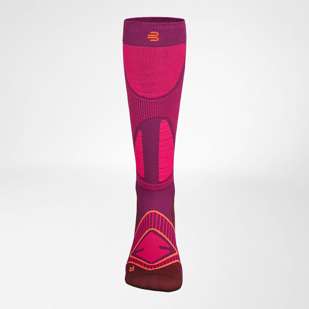 Calzini sportivi rosa per sciare