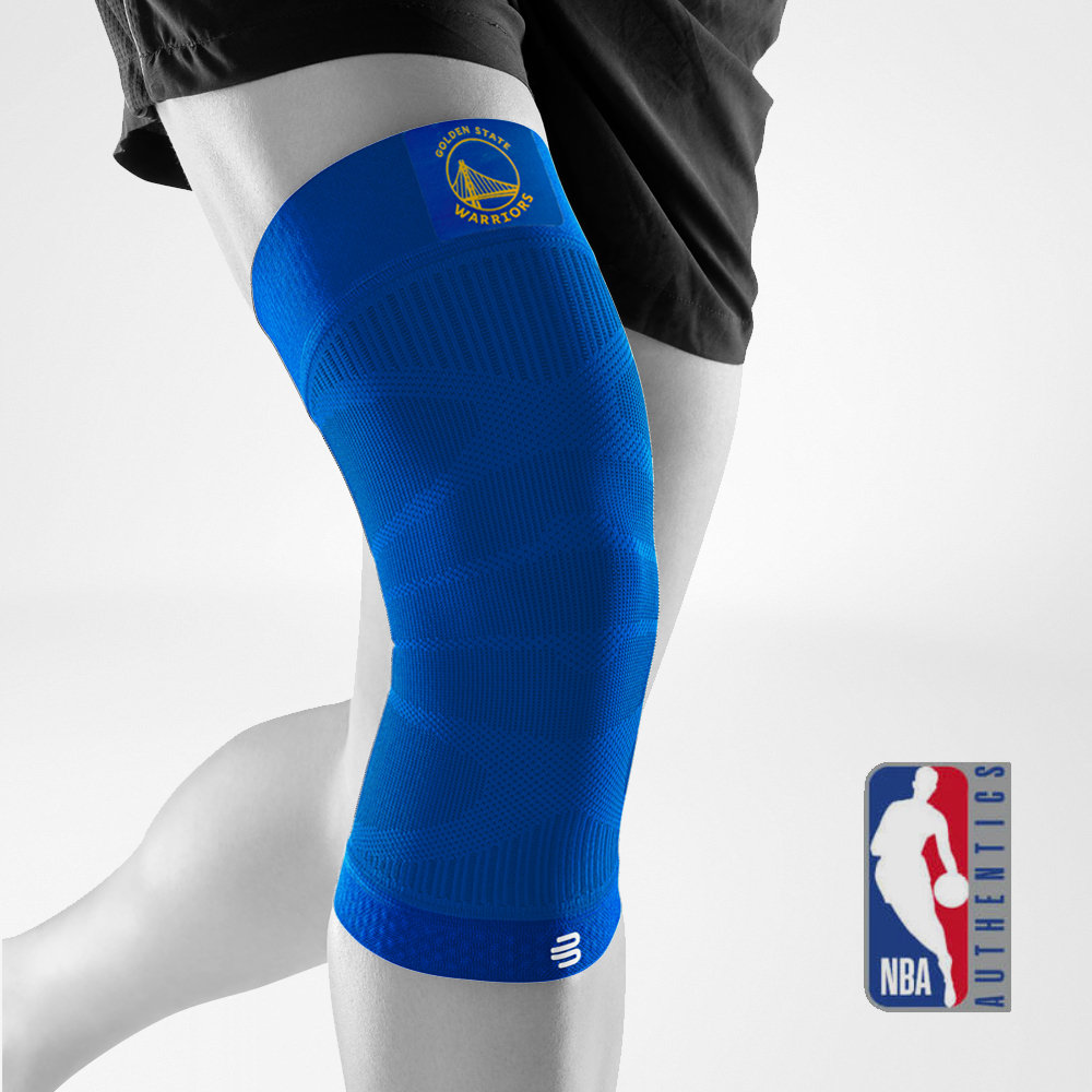 Visualizza completa Visualizza ginocchio NBA Golden State Warriors sul corpo grigio stilizzato