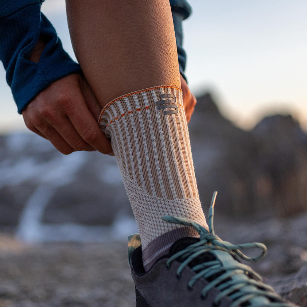 Kinetic Evolution Fascia Per Piedi Sportiva 2 Pezzi | Compressione E Antiscivolo | Protezione Caviglia Per Corsa, Escursionismo, Basket